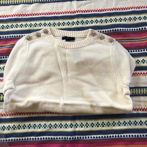 J.crew jewel button sweater, NWT, sz s, NWT - Picture 2 of 8